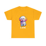 Dog T-Shirt: Bichon Frise Love