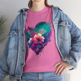 Love T-Shirt: Heart and Flower