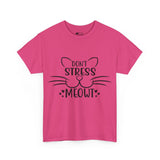 Cat T-Shirt: Don't Stress Meowt