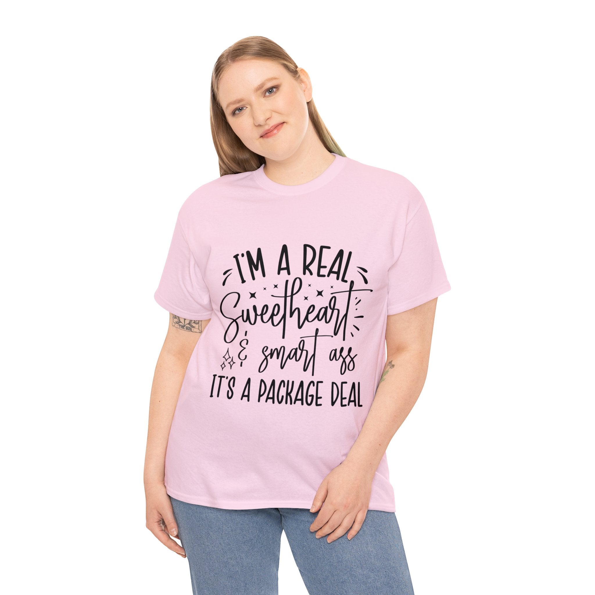 Funny T-Shirt: Sweetheart / Smart Ass