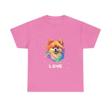 Dog T-Shirt: Pomeranian Love