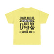 Dog T-Shirt: No Perfect But Dog Loves Me