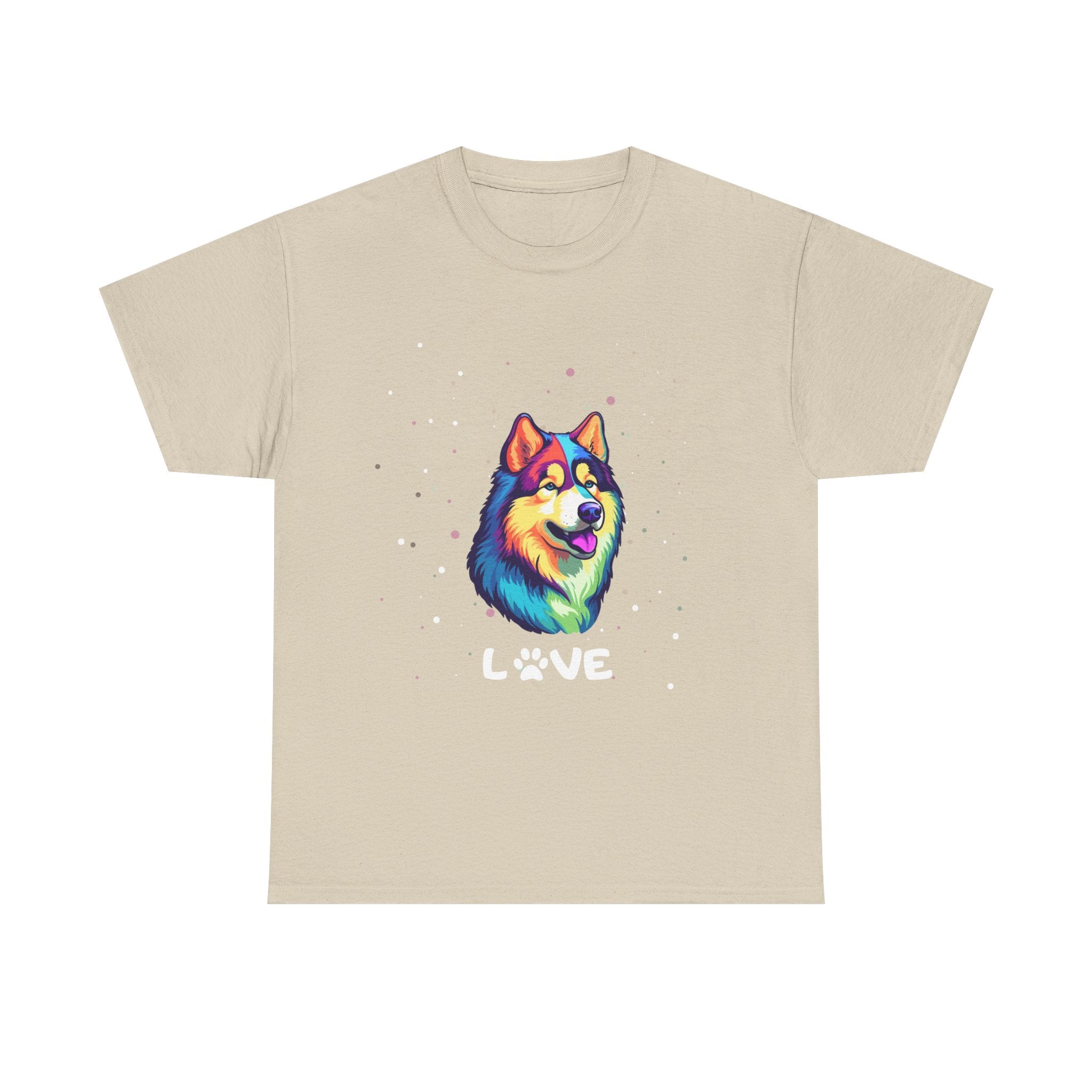 Dog T-Shirt: Alaskan Malamute Love