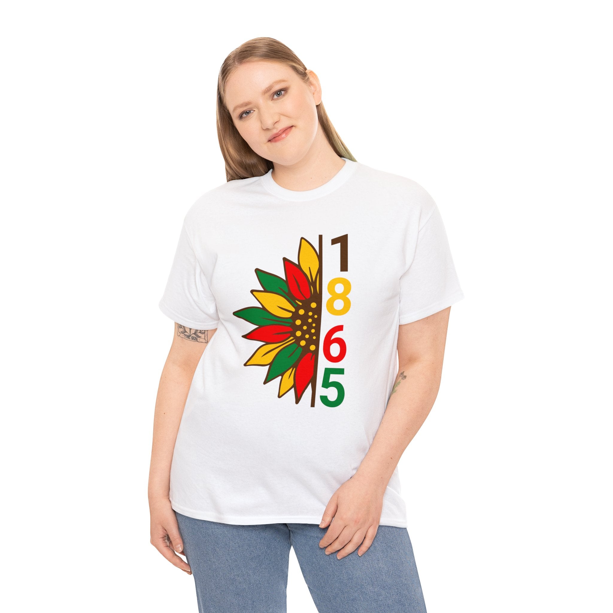 Juneteenth T-Shirt: 1865 Flower