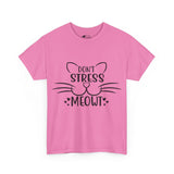 Cat T-Shirt: Don't Stress Meowt