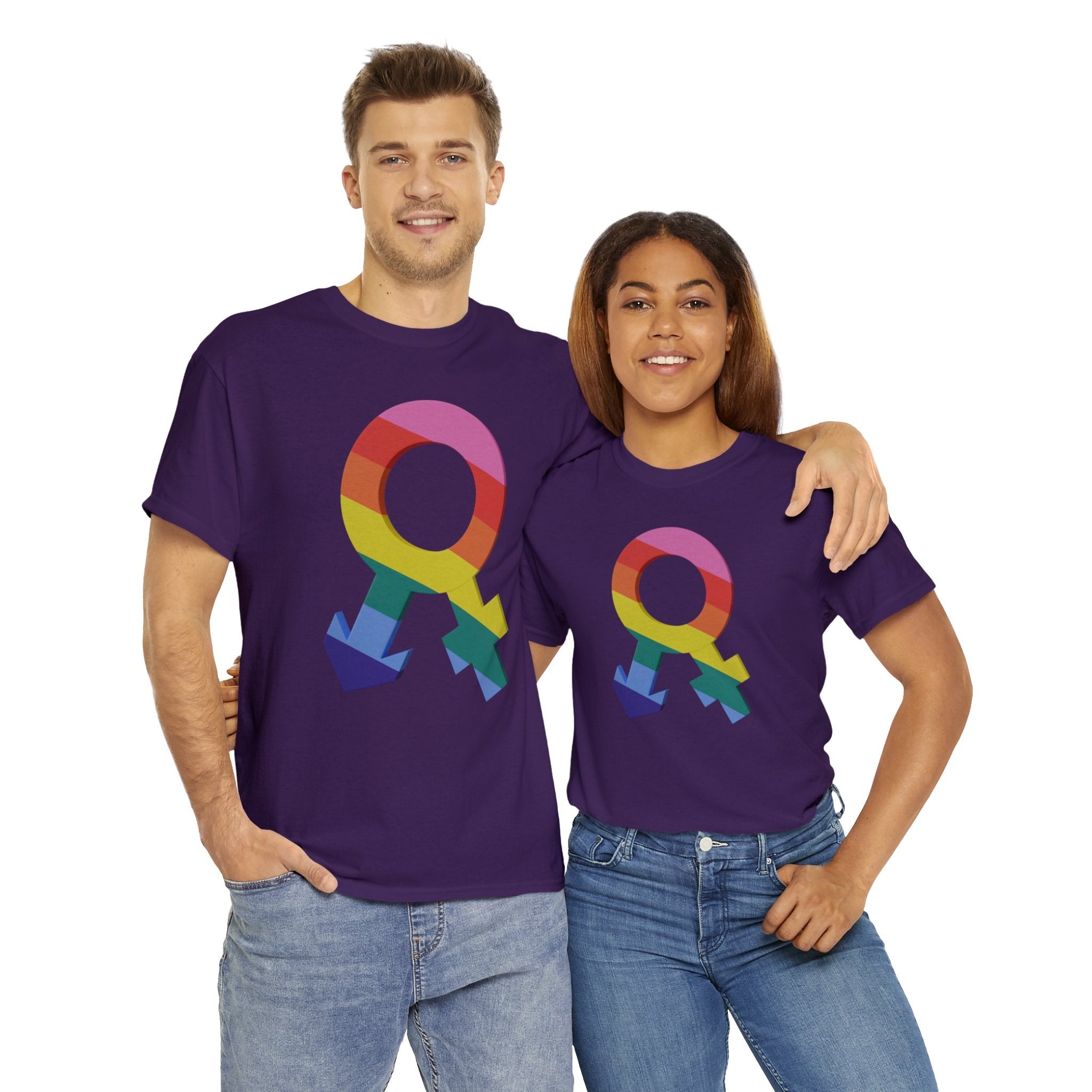 PRIDE T-Shirt: Rainbow Gender Icons