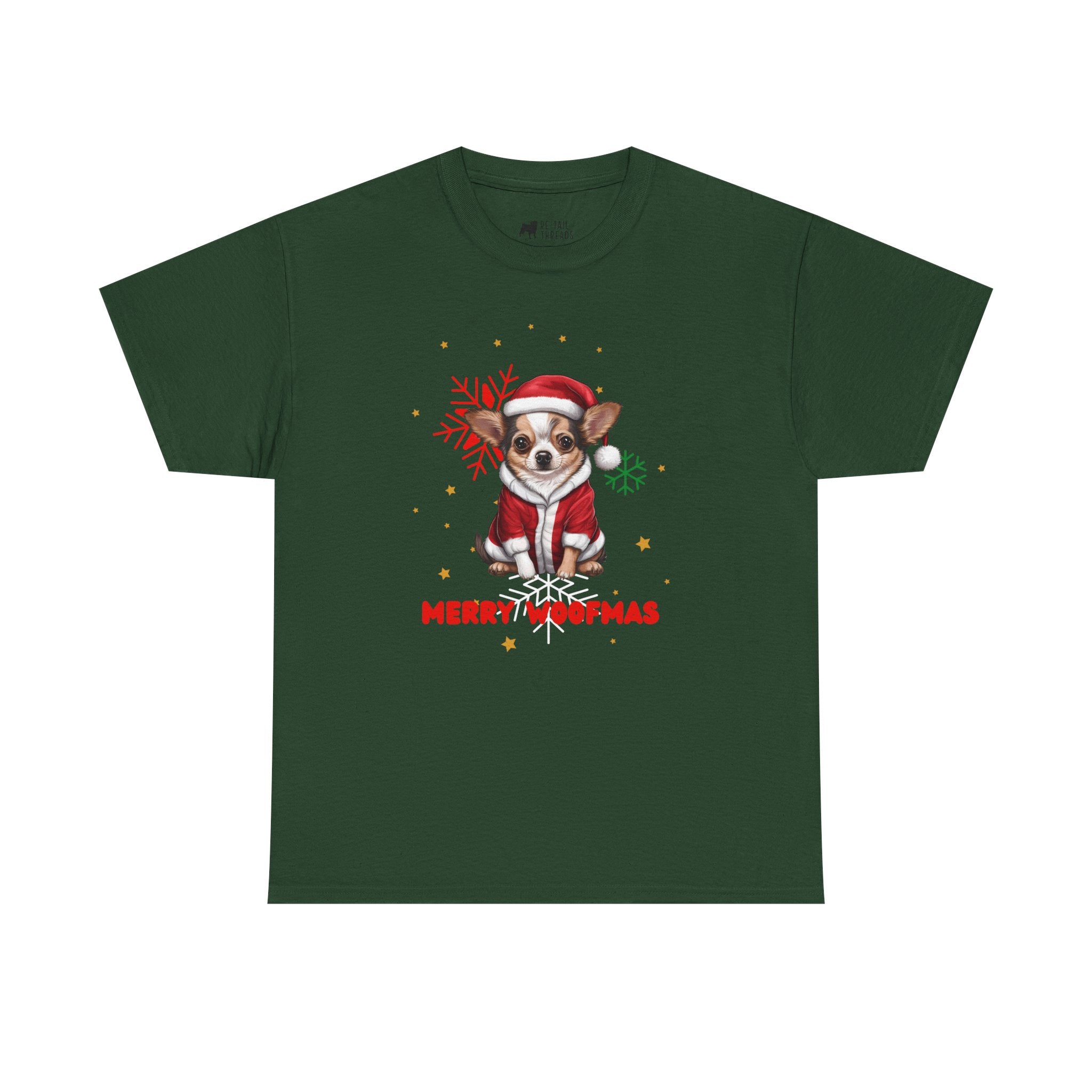 Christmas T-Shirt: Santa Hat Chihuahua
