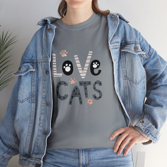 Cat T-Shirt: Love Cats