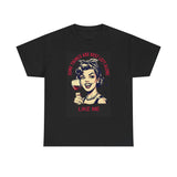 Retro Wine Lover T-Shirt — "Some things are better left alone...like me"