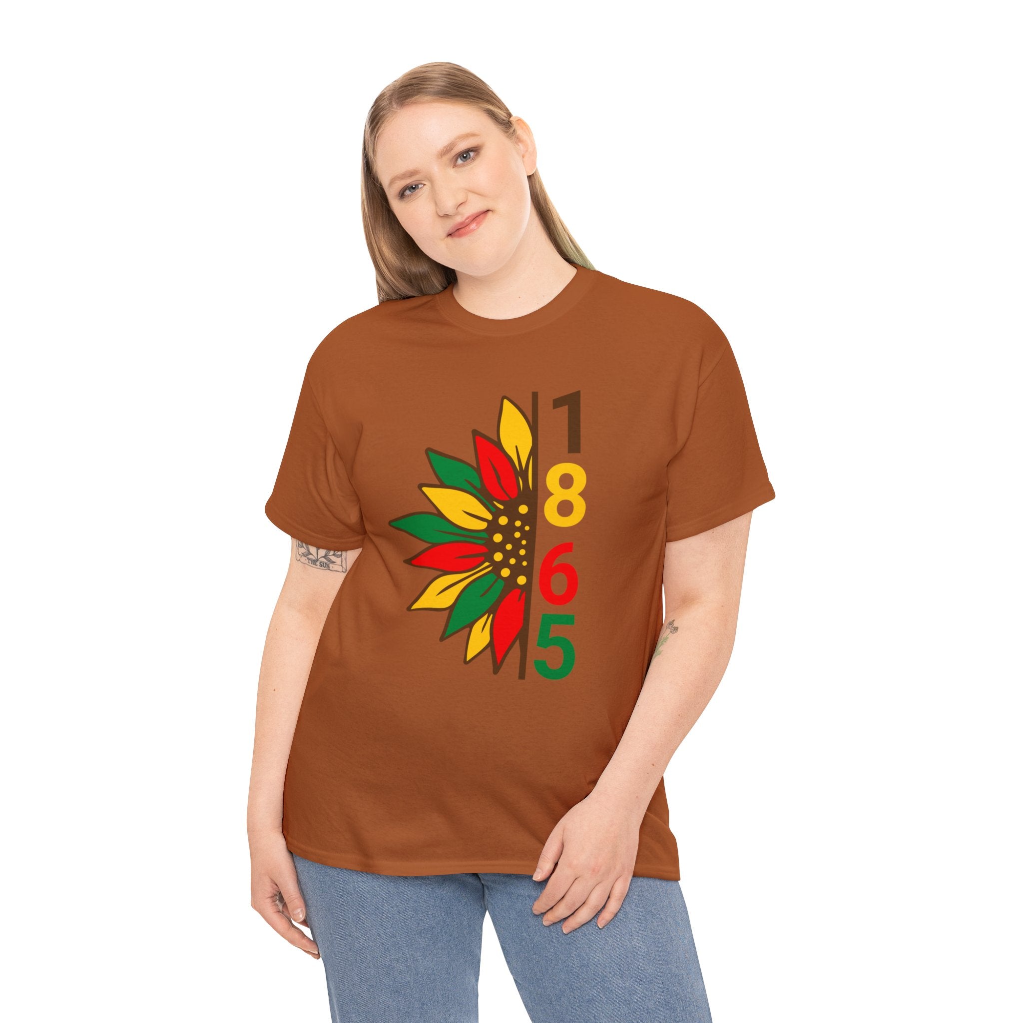 Juneteenth T-Shirt: 1865 Flower