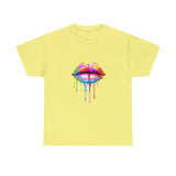 PRIDE T-Shirt: Rainbow Lips