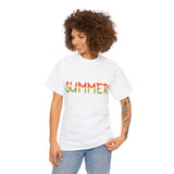 Summer T-Shirt: Summer (Watermelon Font)