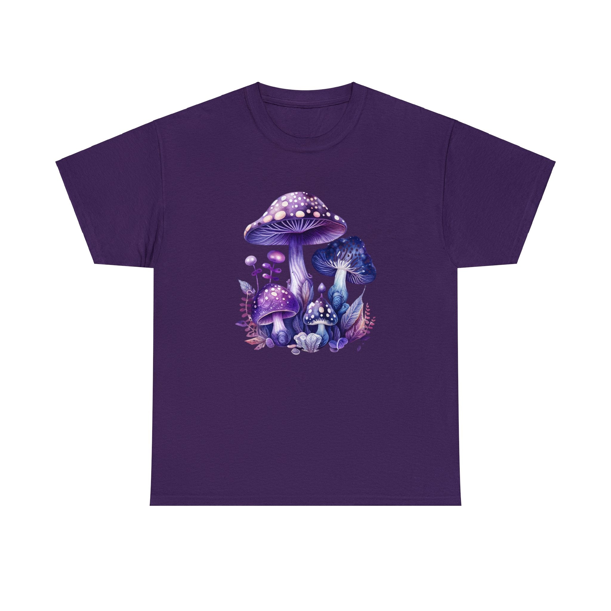 Mushroom T-Shirt: Large Mystical Mushrooms