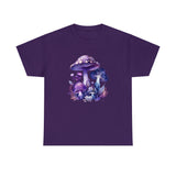 Mushroom T-Shirt: Large Mystical Mushrooms