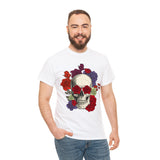 Skull T-Shirt: Skull with Roses