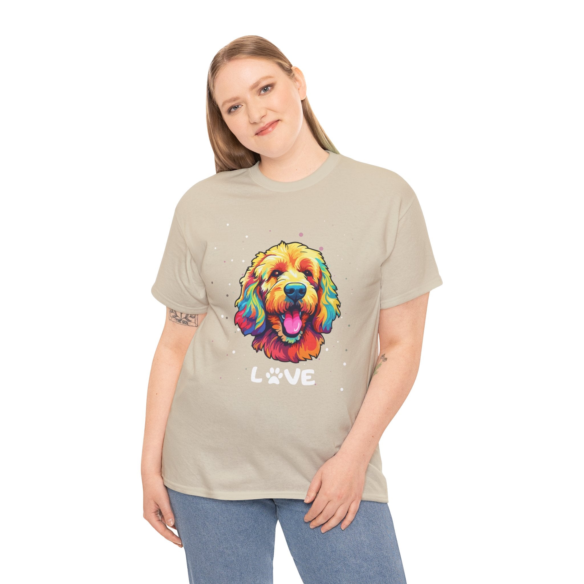 Dog T-Shirt: Goldendoodle Love #2