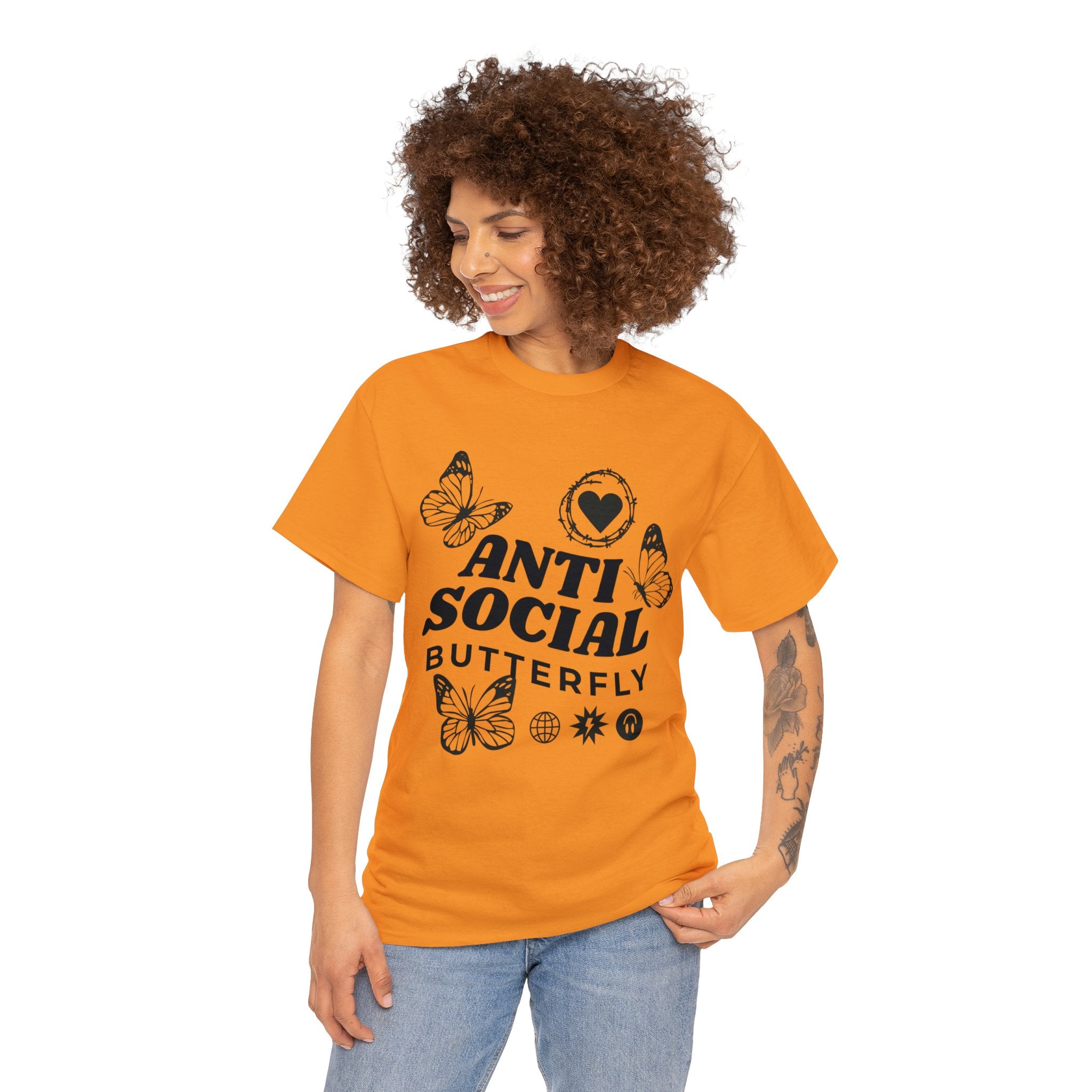 Funny T-Shirt: Anti-Social Butterfly