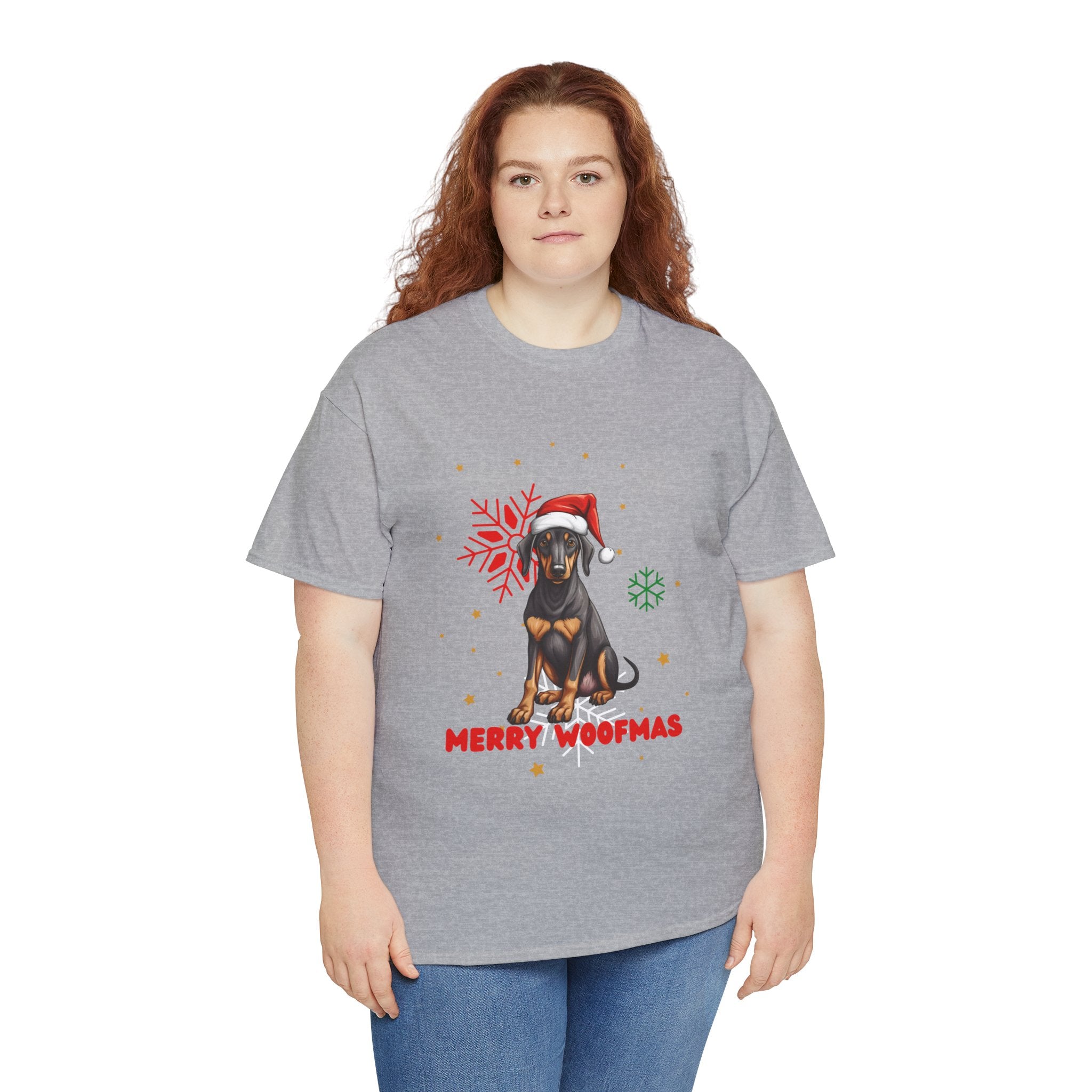 Christmas T-Shirt: Black and Tan Dog