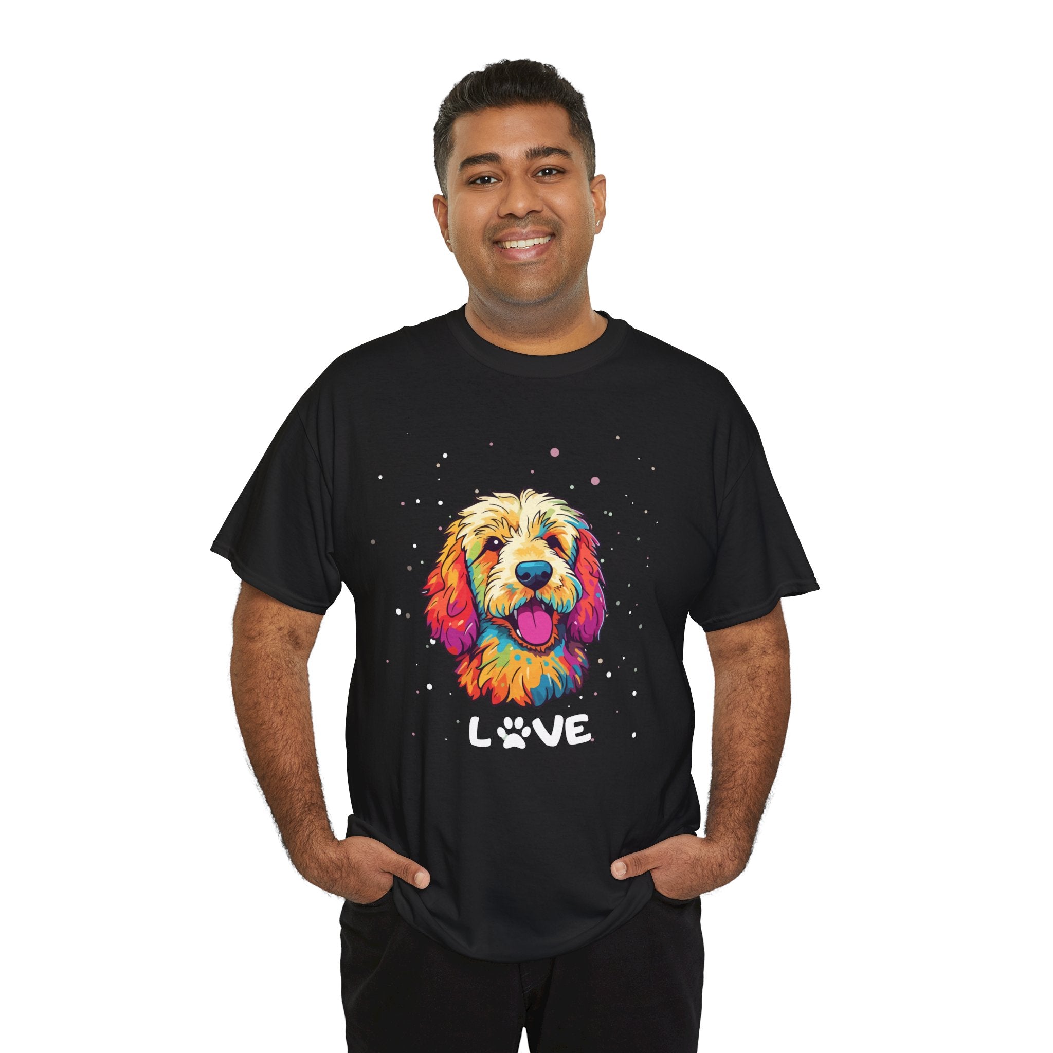 Dog T-Shirt: Goldendoodle Love