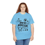 Funny T-Shirt: Anti-Social Butterfly