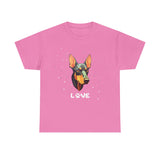 Dog T-Shirt: Doberman Love