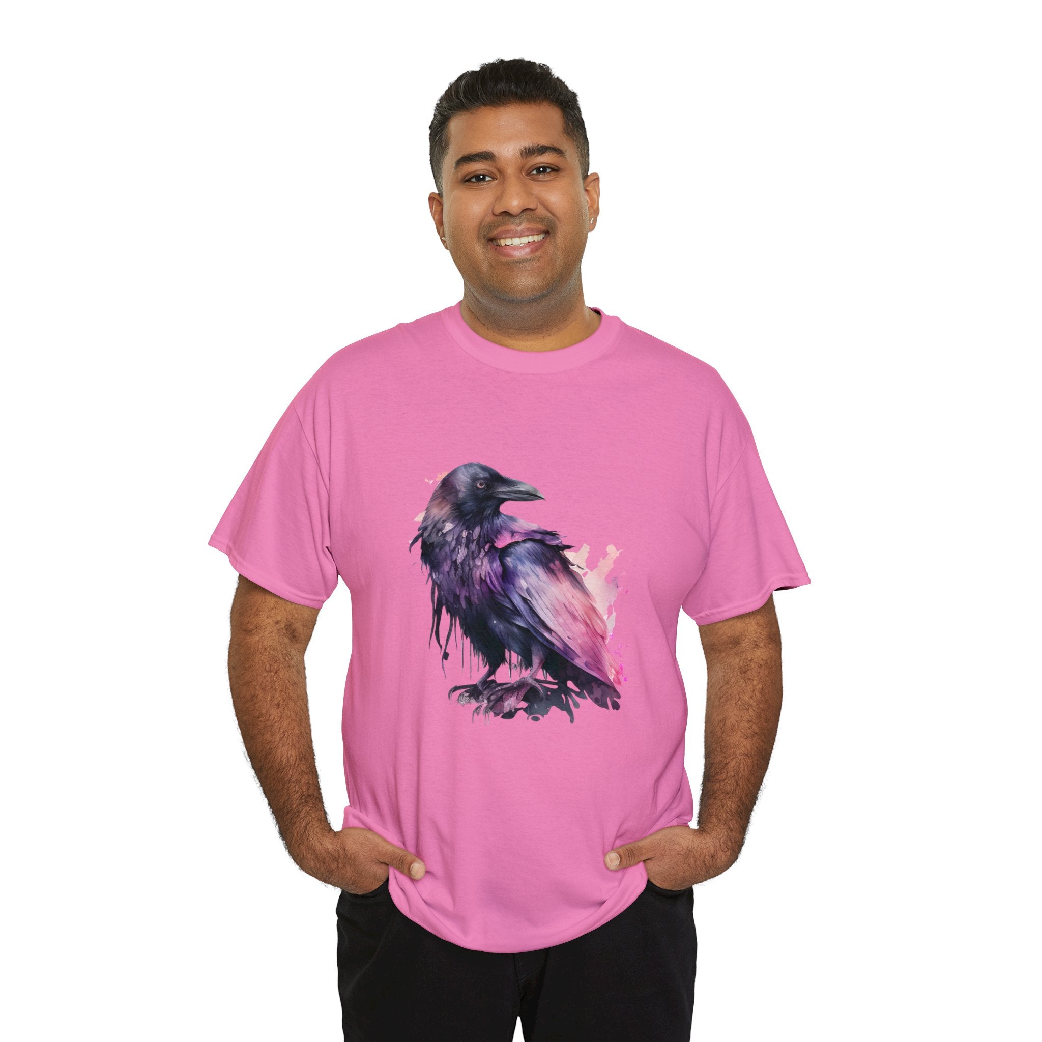 Bird T-Shirt: Watercolor Crow