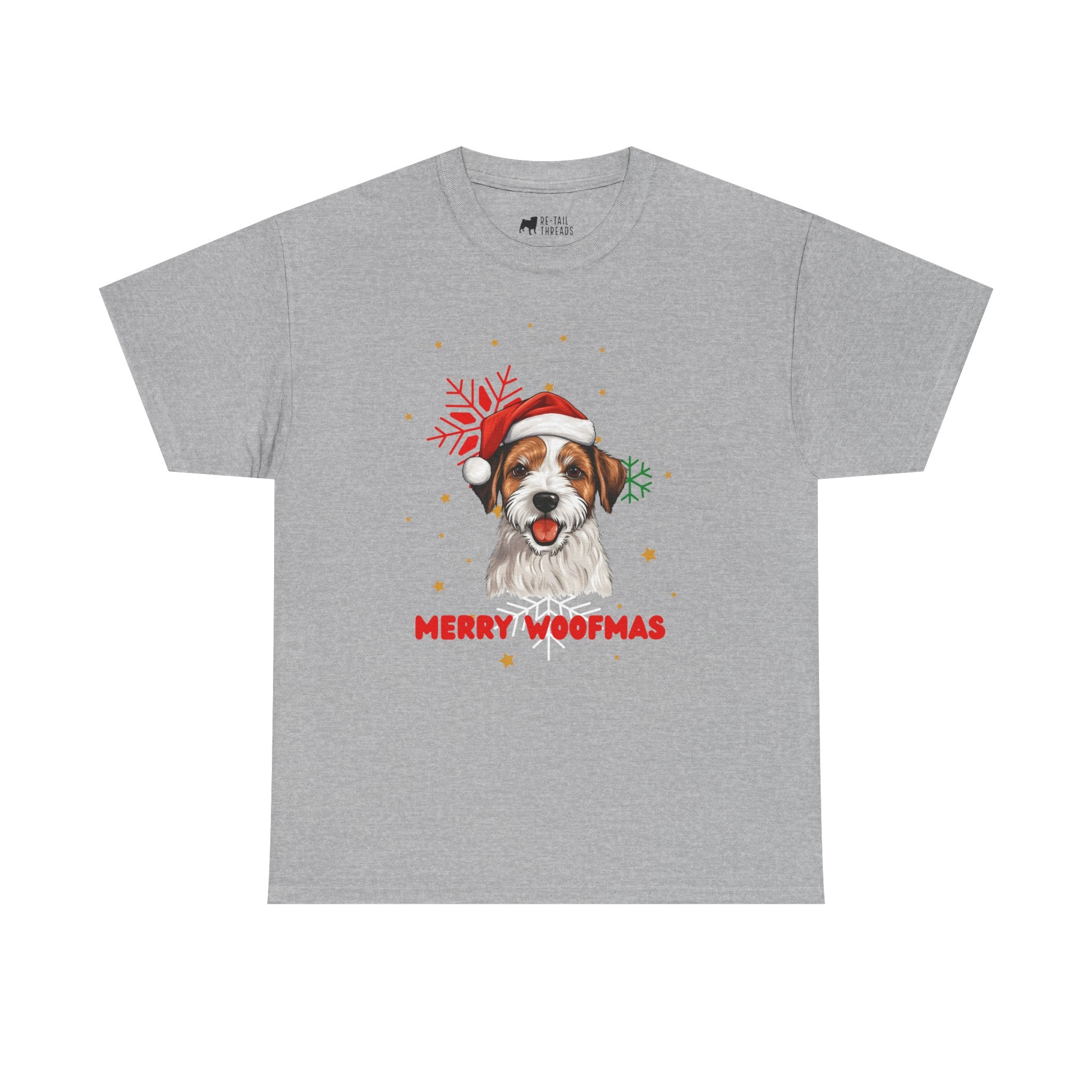 Christmas T-Shirt: Santa Hat Jack Russell Terrier