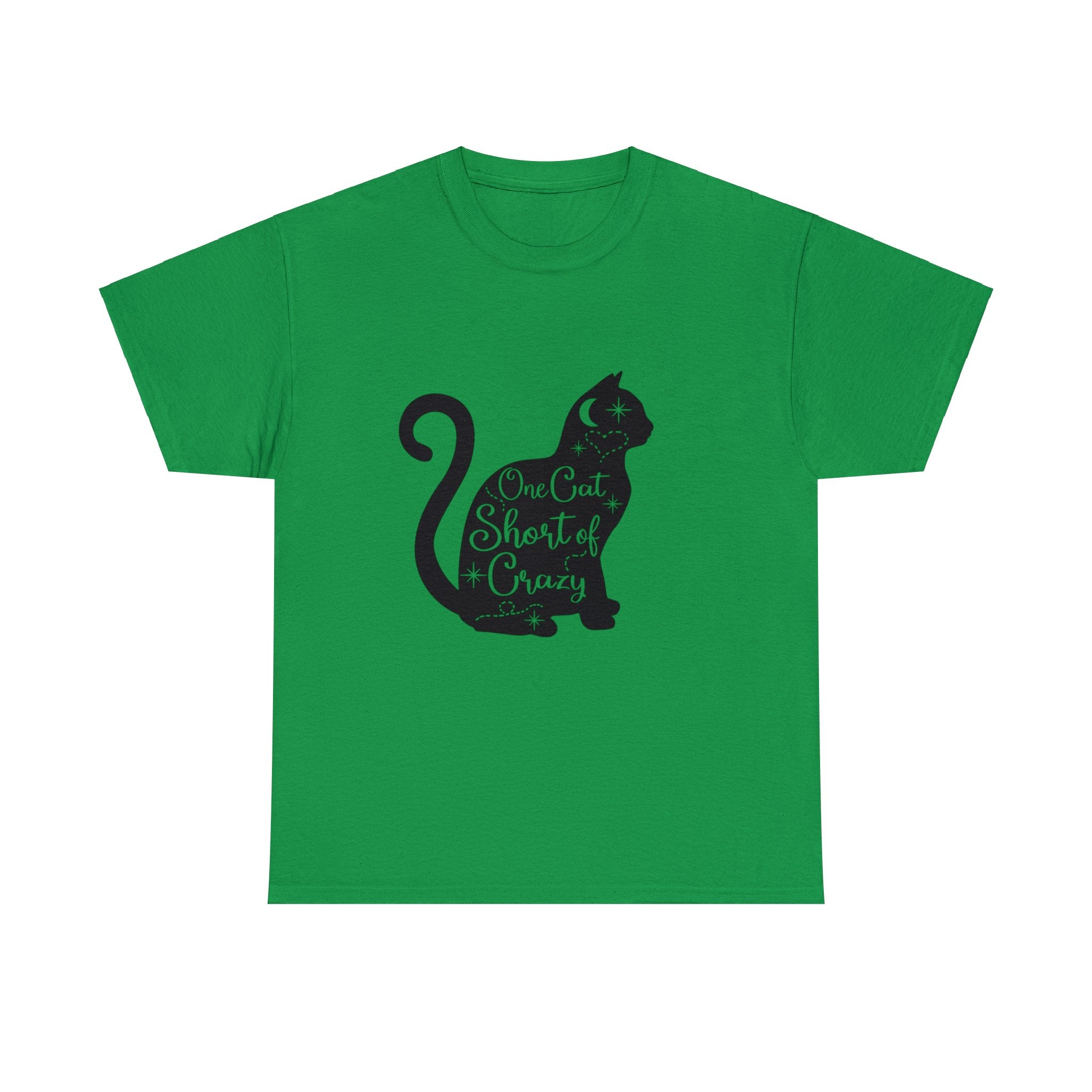 Cat T-Shirt: One Cat Short of Crazy #1