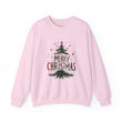 Merry Christmas Crewneck Sweatshirt — Festive Tree Holiday Pullover