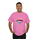 PRIDE T-Shirt: Rainbow Lips