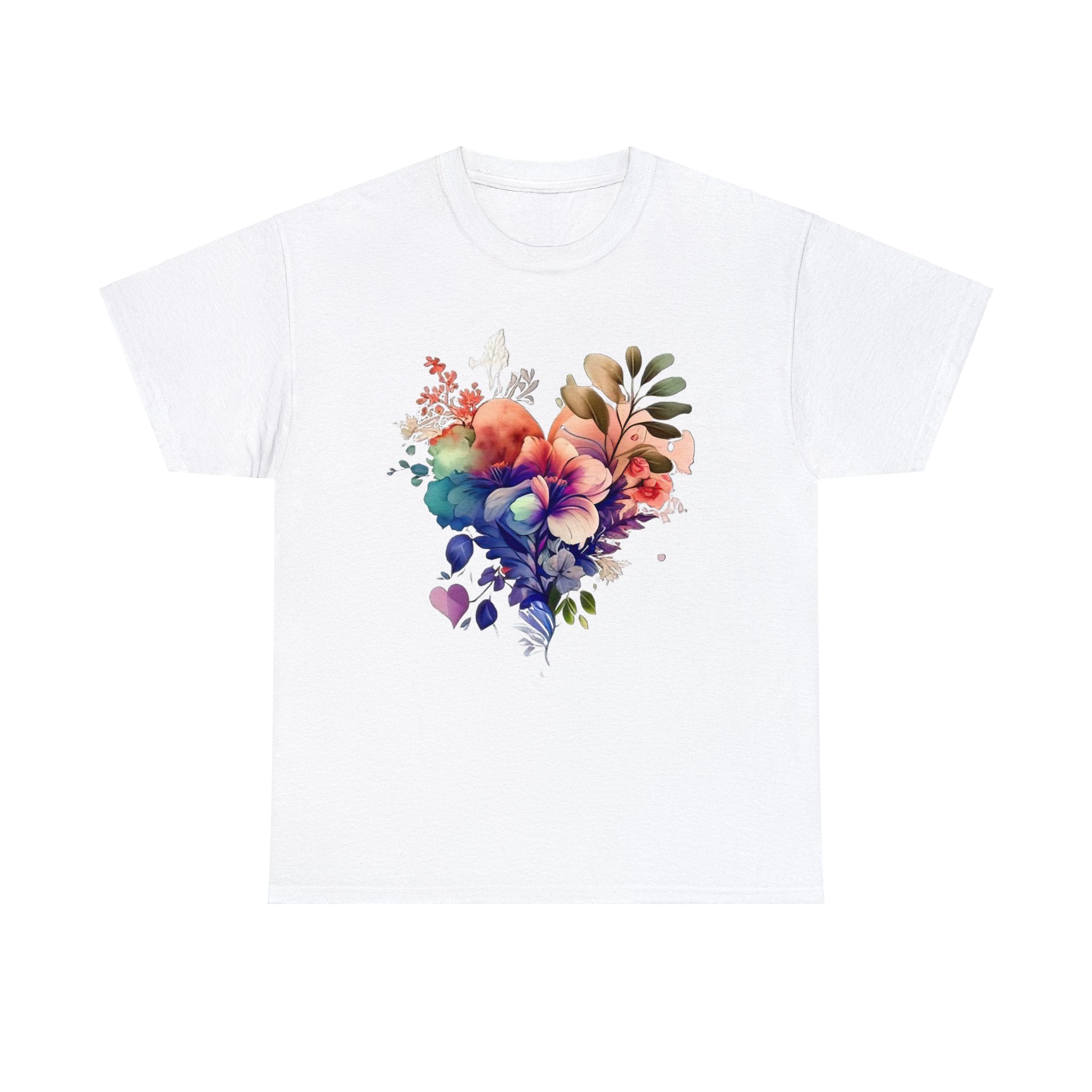 Love T-Shirt: Flowery Heart