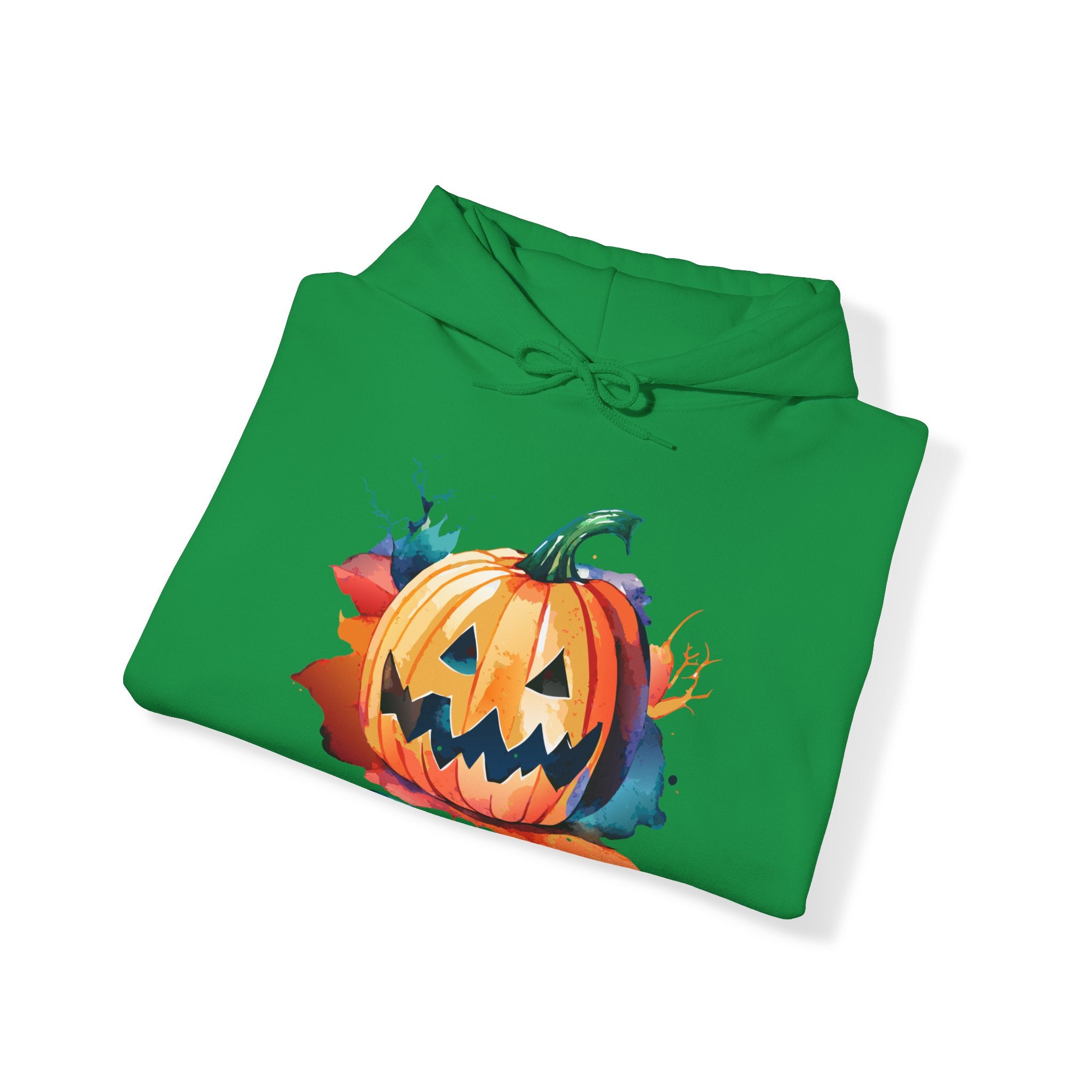 Halloween Hoodie: Watercolor Pumpkin