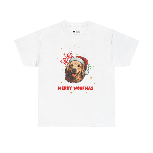 Christmas T-Shirt: Santa Hat Golden Retriever