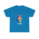 Dog T-Shirt: Alaskan Malamute Love