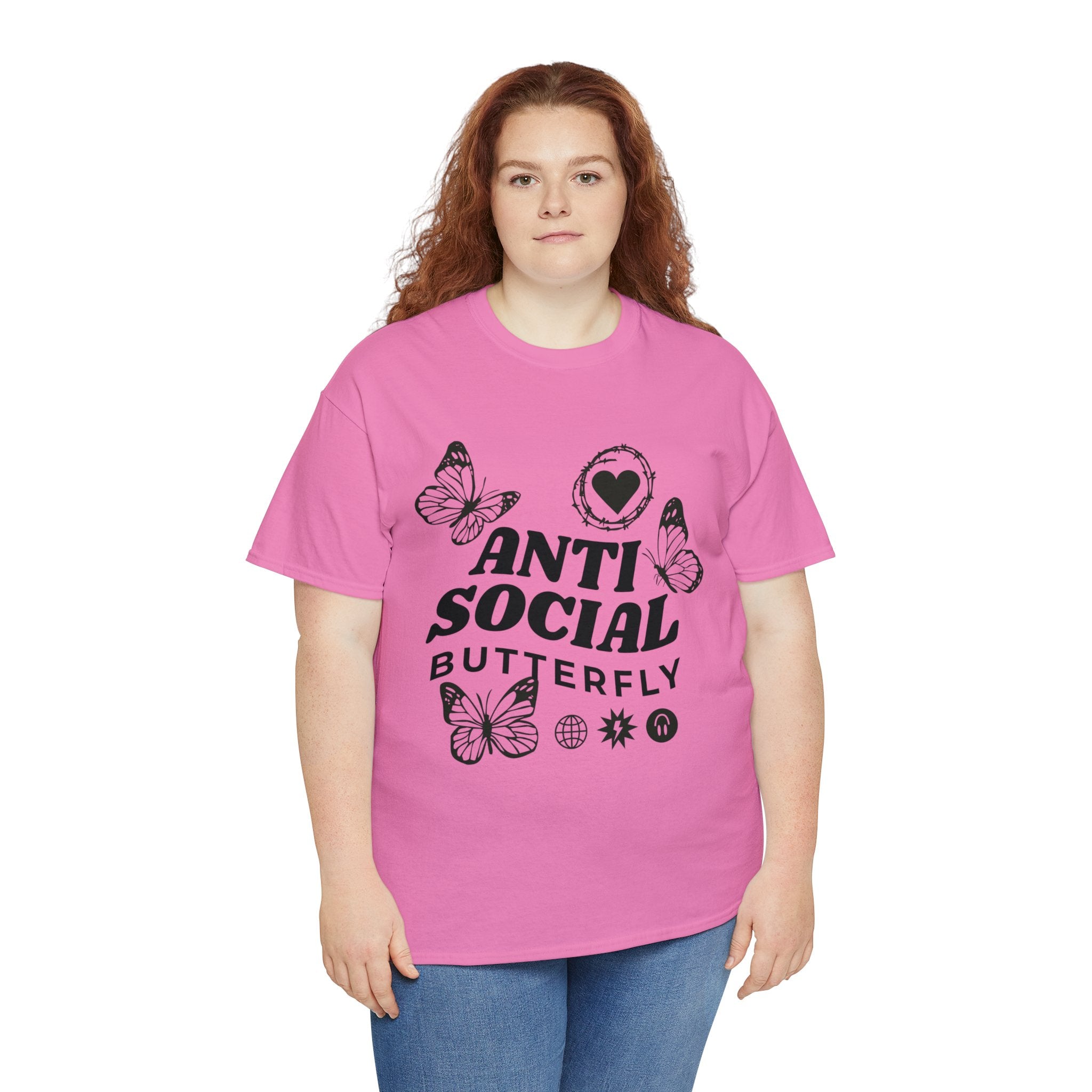 Funny T-Shirt: Anti-Social Butterfly