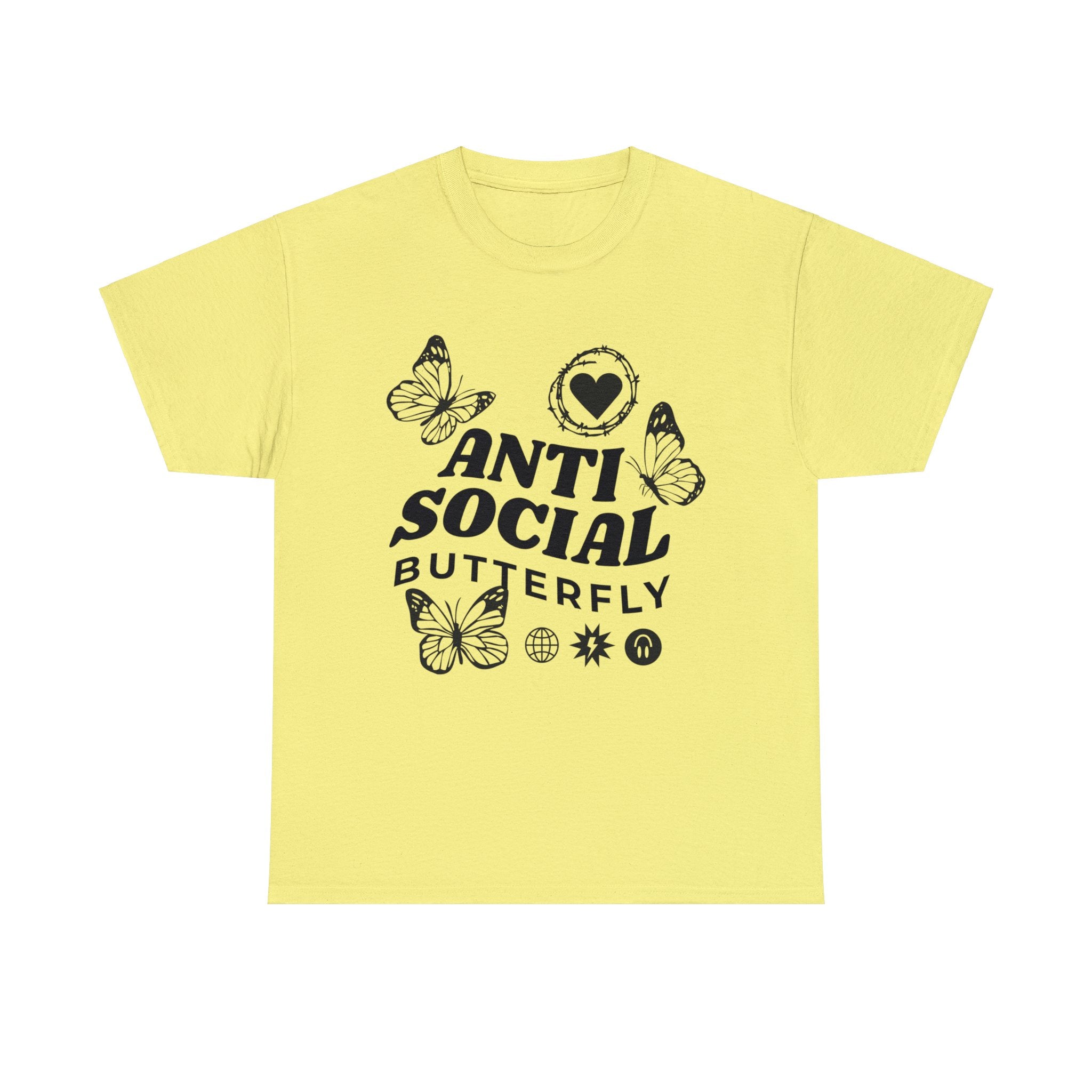 Funny T-Shirt: Anti-Social Butterfly