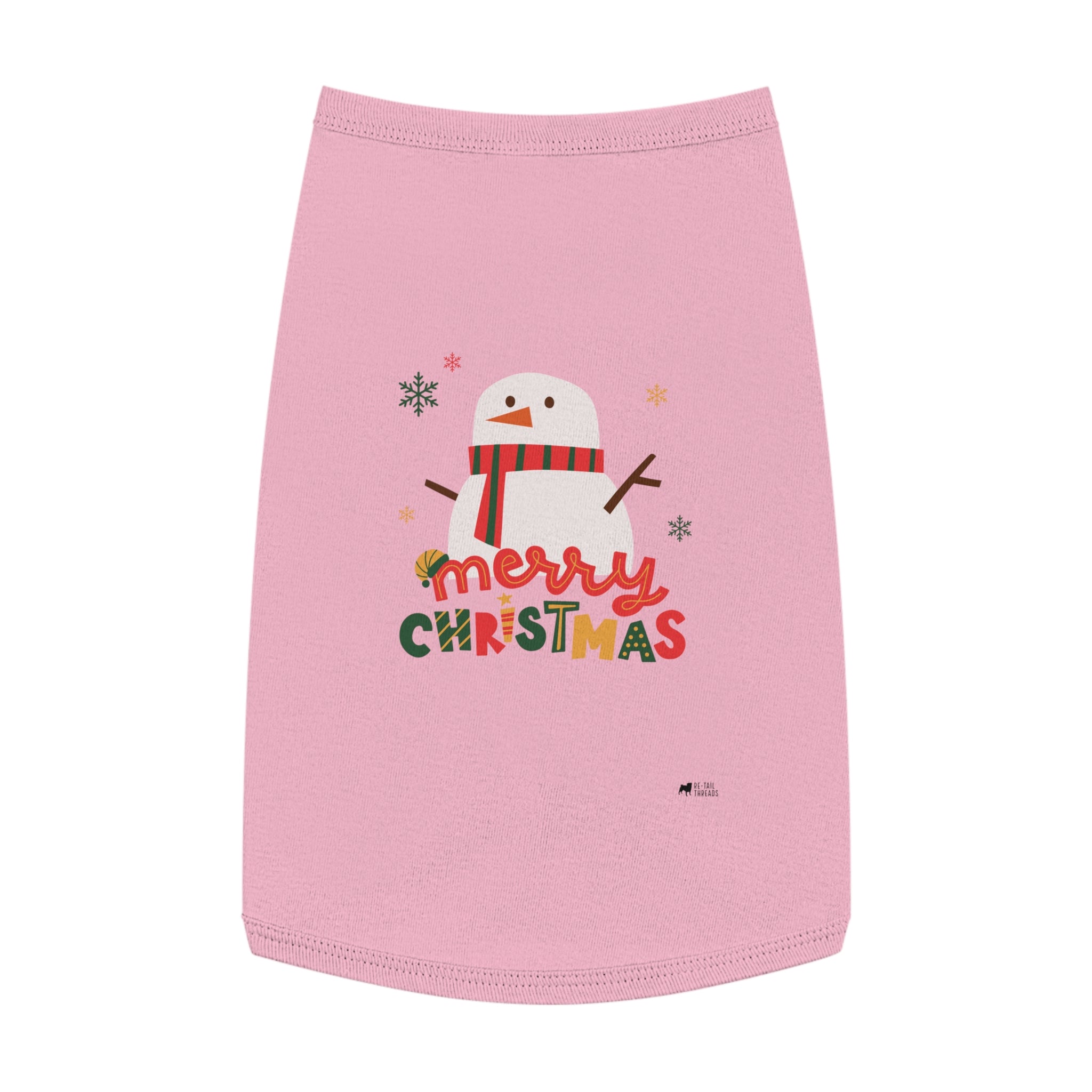 Christmas Pet Shirt: Snowman Merry Christmas