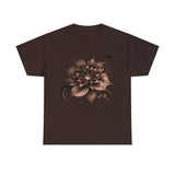 Summer T-Shirt: Brown Flower