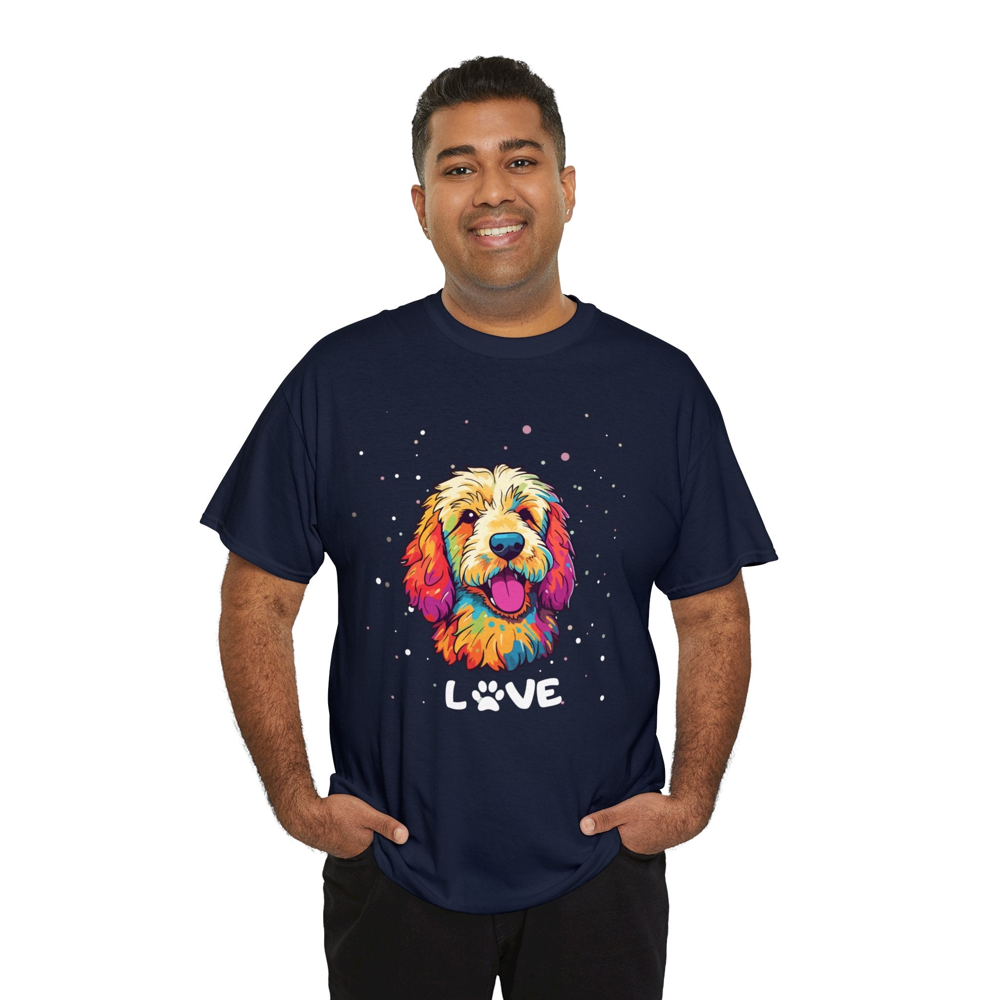 Dog T-Shirt: Goldendoodle Love