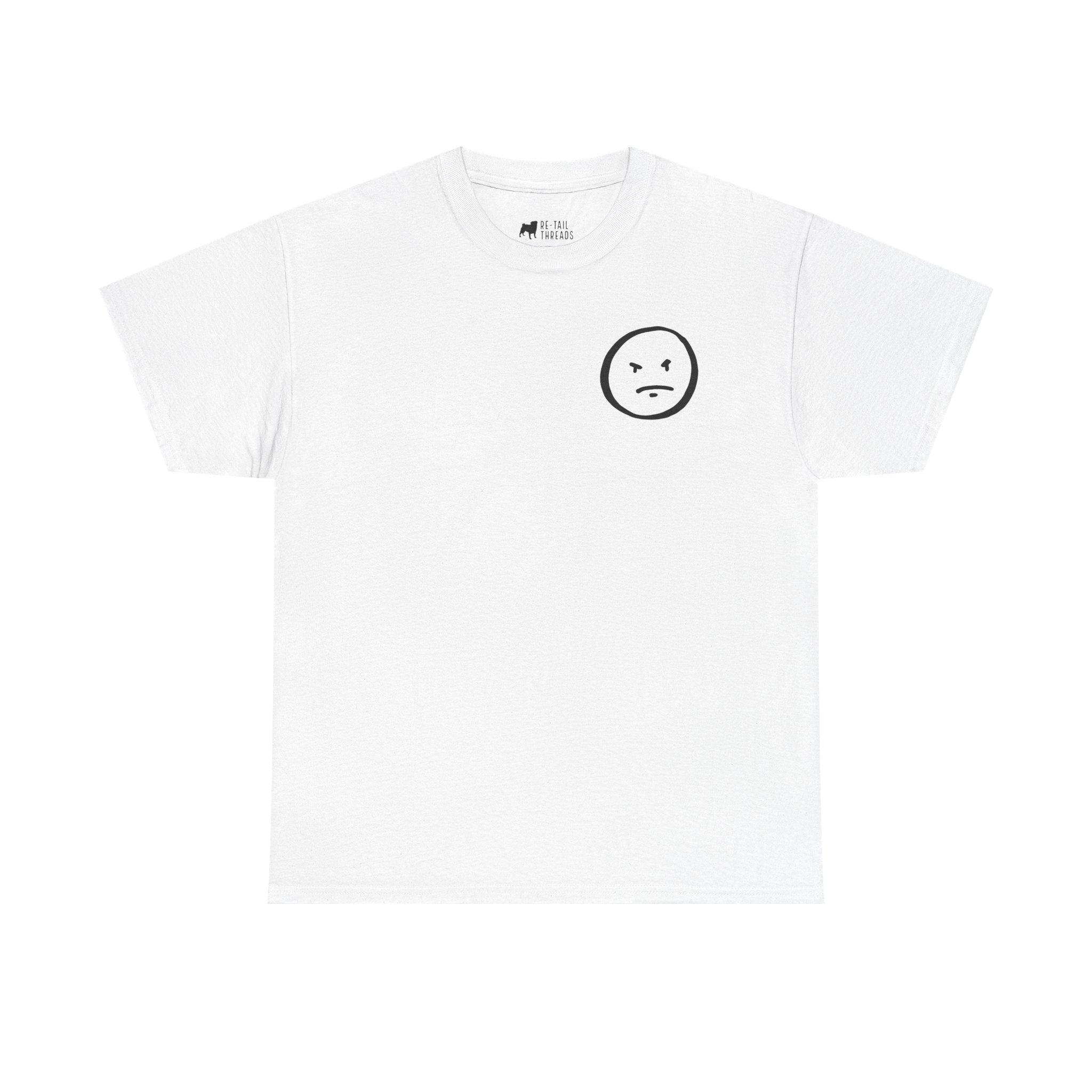 Funny T-Shirt — 'Do I Look Like a F***ing People Person' with Mean Smiley
