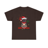 Christmas T-Shirt: Santa Hat French Bulldog