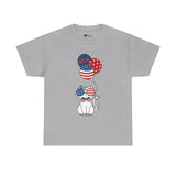 4th of July T-Shirt: Patriotic Cat Balloons