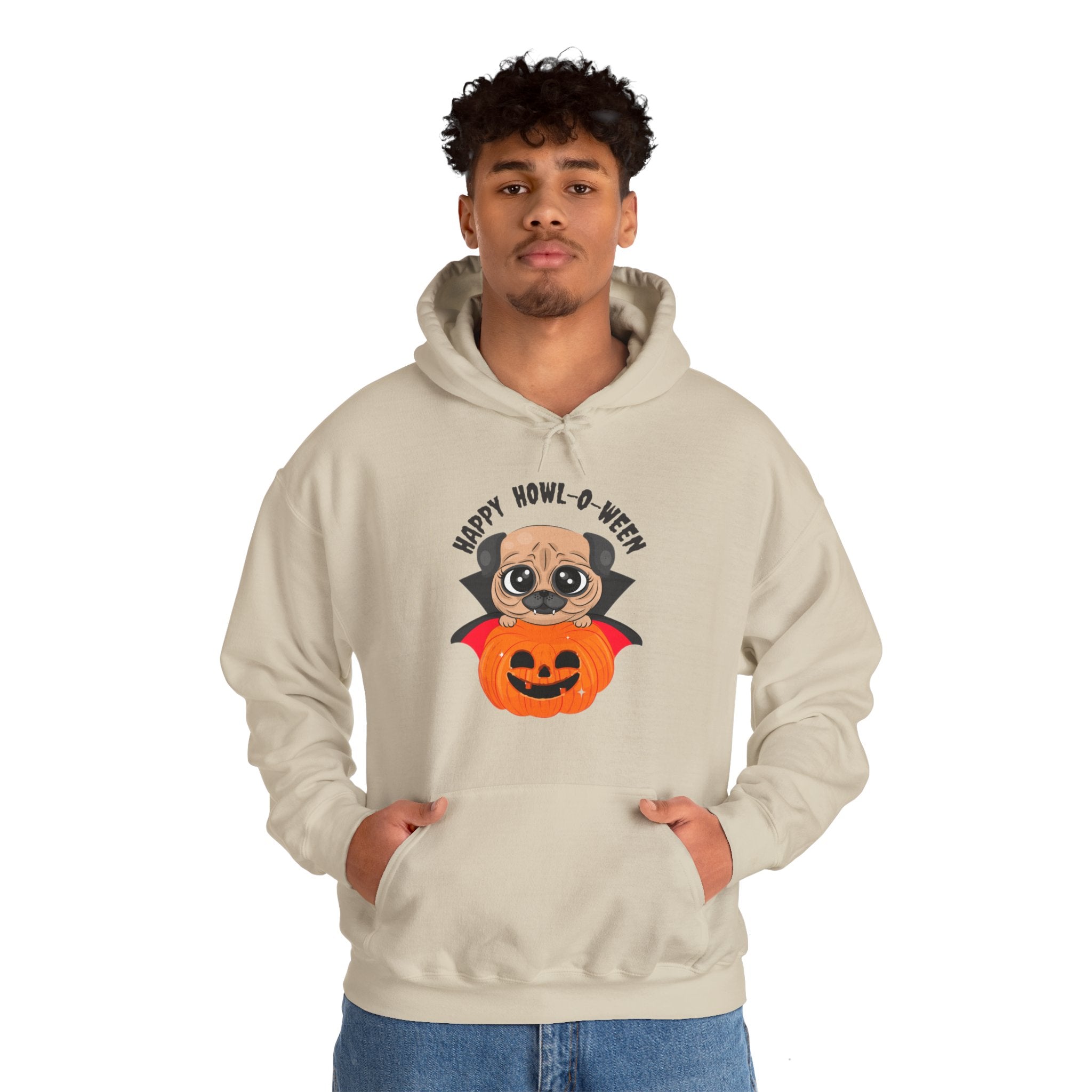 Halloween Hoodie: Pug Howl-O-Ween