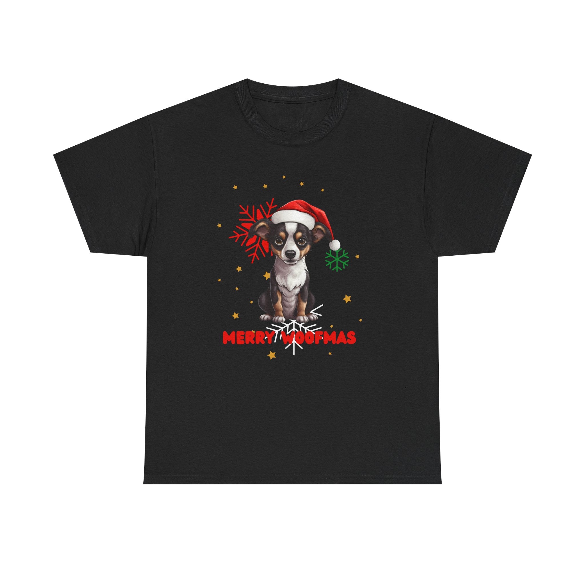 Christmas T-Shirt: Santa Hat Rat Terrier