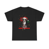 Christmas T-Shirt: Santa Hat Rat Terrier