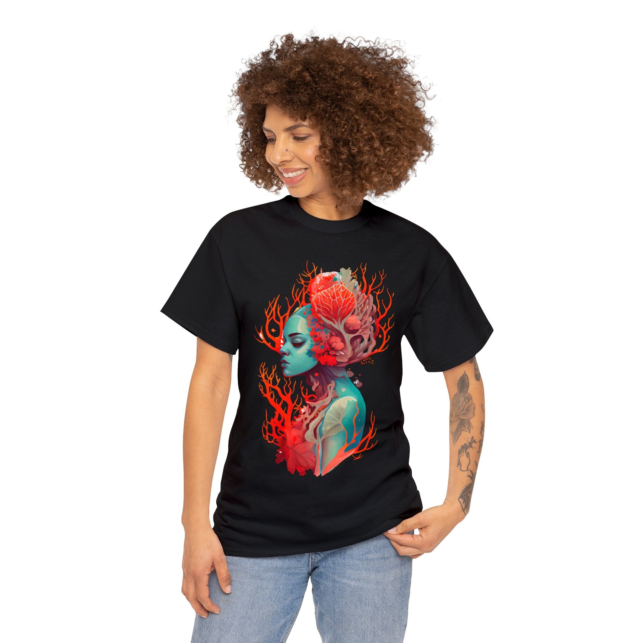 Summer T-Shirt: Coral Girl