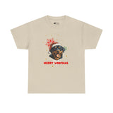 Christmas T-Shirt: Santa Hat Rottweiler