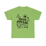 Funny T-Shirt: Anti-Social Butterfly