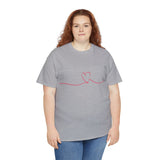 Love T-Shirt: Heart Line