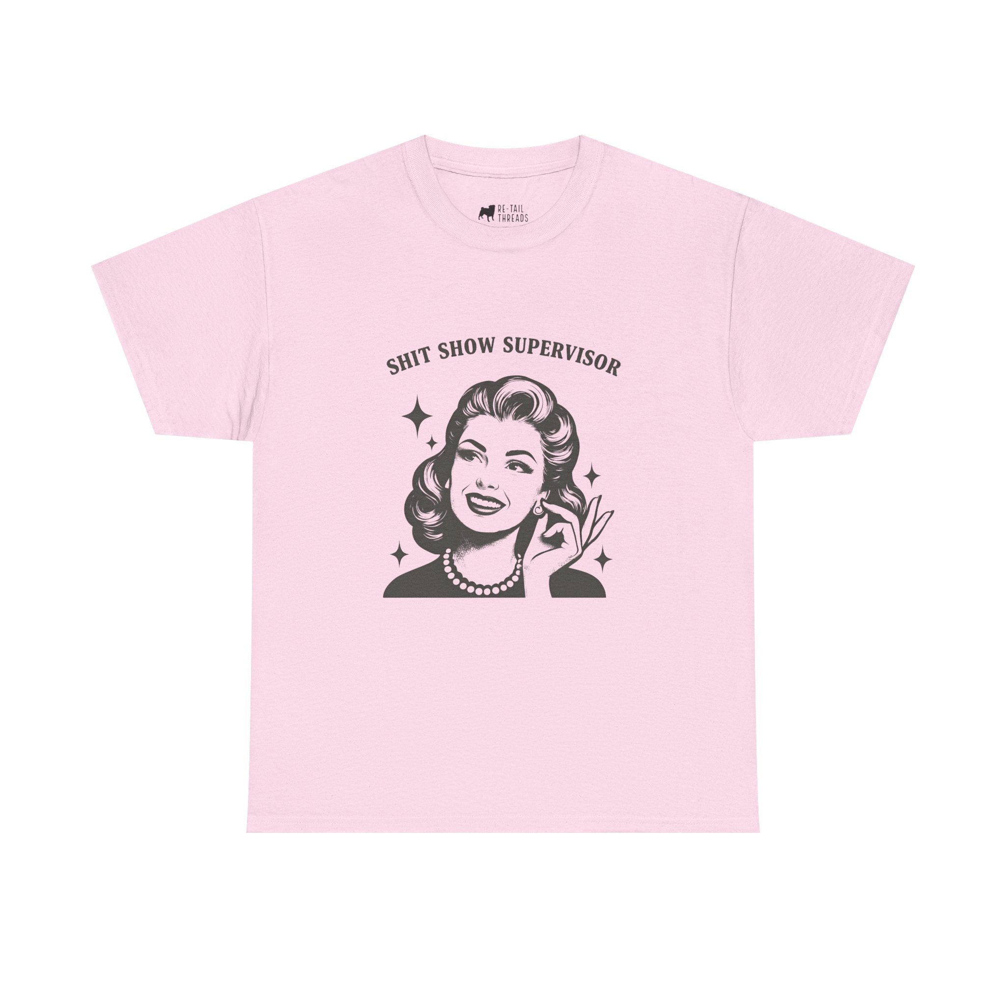 Shit Show Supervisor Retro Graphic Tee